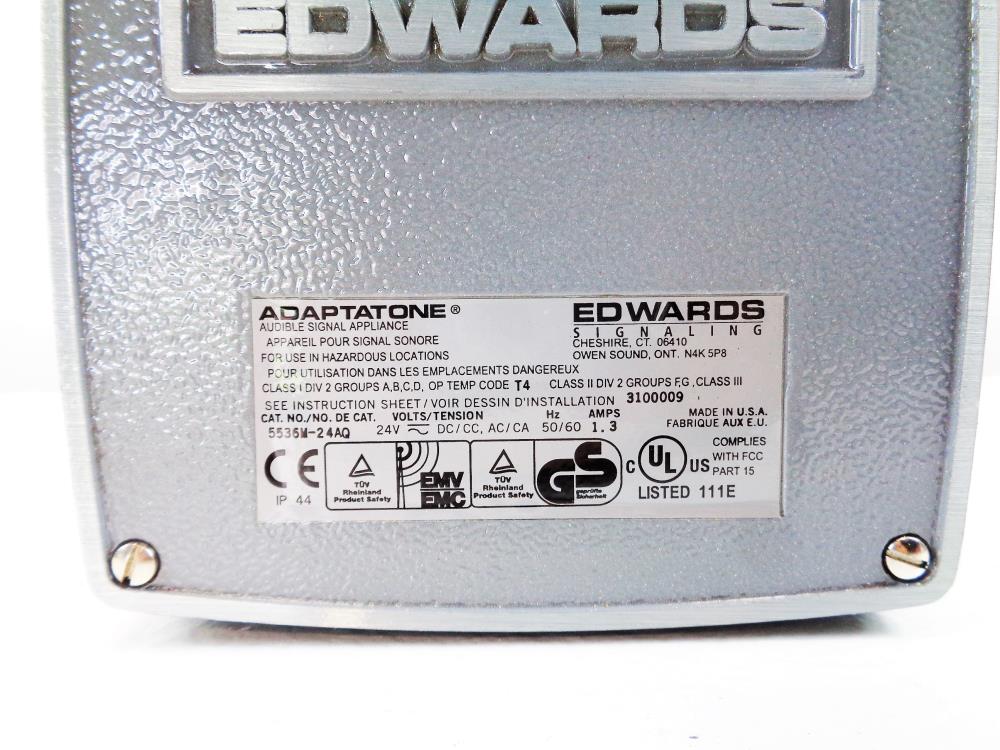 Edwards Adaptatone Audible Signaling Device 5536M-24AQ